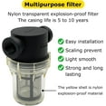 thumbnail image 3 of 1/2" Female NPT in-Line Strainer with 100 mesh Stainless Steel Filter Screen (1/2“ 100 Mesh), 3 of 14
