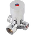 thumbnail image 1 of Faucet Valves , G1/2 Hot Cold Water Mixing Valve Thermostatic Mixer Temperature Control For Automatic Faucet For Many Household Or Commercial Pipes, 1 of 3