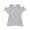 Gray, variant on Babula Baby Girl Off-shoulder Shirt Toddler Short Sleeve Crop Tops