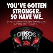 Oikos Pro 20g Protein Strawberry Yogurt-Cultured Ultra-Filtered Milk Product Cup, 5.3 oz