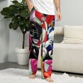 thumbnail image 4 of Power Rangers Pajamas Pants 3D Printing Wide Leg PJ Pant Loungewear Casual Comfy Sleepwear Lounge Pants for Men WomenL, 4 of 9