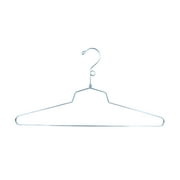 SSWBasics Metal Shirt Hangers - 18 inch - Chrome - Case of 20- Wire Hangers - Chrome Metal