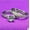 Silver, variant on Womens Zircon Rings Set 316L Stainless Steel Double Layer Bridal Ring Round Shape Elegant Design Special Occasions