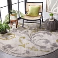 thumbnail image 4 of Safavieh Amherst Millard Floral Area Rug, Ivory/Light Gray, 5' x 5' Round, 4 of 10