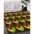 thumbnail image 2 of Ahgly Company Indoor Rectangle Patterned Maroon Red Area Rugs, 5' x 7', 2 of 6