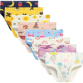 thumbnail image 1 of Calzoncillos de algodón transpirables para niñas, ropa interior variada, 6-8 piezas Xtellar multicolor, 1 of 4