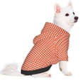 thumbnail image 2 of Balery Orange Gingham Sudadera con Capucha para Perros Pequeños – Ropa para Mascotas, Disfraz para Perros y Gatos, Ideal para Fiestas y Cosplay-Large, 2 of 7