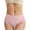 Pink, variant on Women's Thin Mid Waist Postpartum Briefs, Waist Closing And Hip Lifting Underwear, Mesh Breathable Pure Women's Underwear, Waistband Beauty