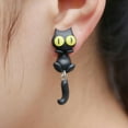 thumbnail image 2 of Datingday 1 Pair Fashion Jewelry Women's 3D Animal Cat Polymer Clay Ear Stud Earring, 2 of 4