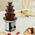 thumbnail image 3 of Toolven 4-Tier Chocolate Fountain – Food-Grade Stainless Steel, Large Capacity, Smooth Flow for Parties, 3 of 7