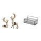 thumbnail image 1 of Figuras de reno de metal, adornos, decoración del hogar, cesta de alambre para sala de estar, oficina, cocina, baño, órgano, 1 of 8