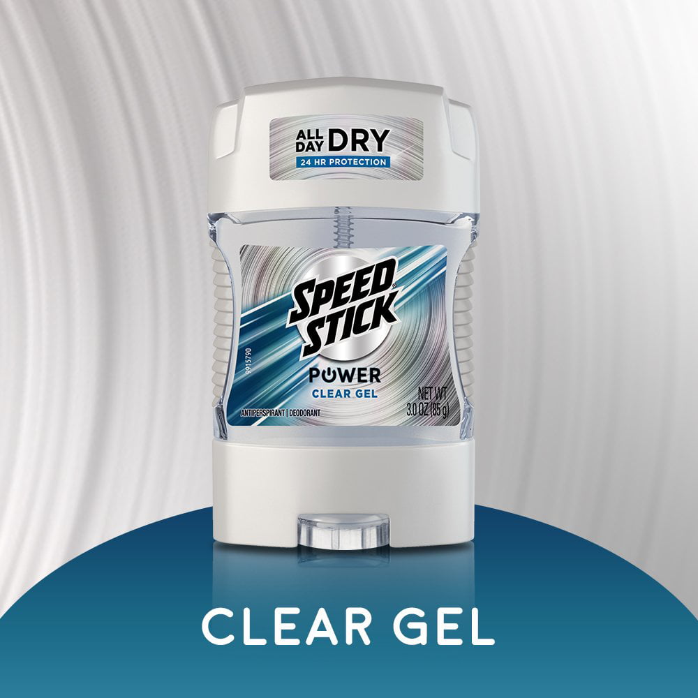 Barmhjertige ironi Enrich Speed Stick Anti-Perspirant Deodorant Power Clear Gel for Men, 3 oz -  Walmart.com