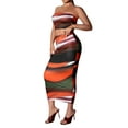 thumbnail image 2 of hirigin Women's Tube Tanks + Skirt, Color Matching Skinny Version High Waist Summer Clothing, 2 of 6