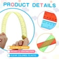 thumbnail image 3 of Torubia Rulers 12Inch, 7Pcs, Assorted Colors, Kids Ruler for School, Rulers for Kids, Ruler with Centimeters and Inches, Plastic Rulers, Kids Ruler, School Ruler, Back to School Supplies,Random Color, 3 of 8
