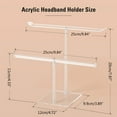 thumbnail image 5 of Jewellery Organiser Rack Headband Holder for Girl Women Display Stand and Storage Container for Hair Accessory, 5 of 9