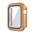 thumbnail image 4 of 1pc Fashionable Gorgeous Double Rhinestone Pc Protection Case, Compatible With Apple Watch 38mm 40mm 41mm 42mm 44mm 45mm 49mm,Compatible With Apple Wa, 4 of 4
