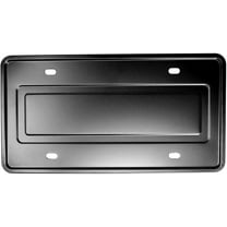 LFPartS Stainless Steel License Plate Durable Car Tag Holder Backing Reinforce Bracket (Black)