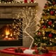 thumbnail image 2 of Árbol de Navidad artificial EAMBRITE, 17 pulgadas, plata, 108 LED, 8 modos, 2 of 8