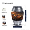 thumbnail image 2 of Fiery Dragonfly Dreams Cremation Urns For Burial In Ground - Funeral Cremation Urns For Ashes - Ash Urns For Humans Keepsake - Cremation Urns For Ashes For Men (Size 3inch,2pcs), 2 of 5