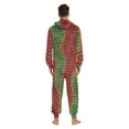 thumbnail image 7 of joogoo Cool Crocodile Pattern Unisex Adults Onesies Pajamas Jumpsuits L, 7 of 7