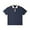 Navy, variant on Mens Short Sleeve Polo Shirt Color Block Contrast Trim Soft Breathable Casual Undershirt Sports Business Classic Polo Shirt