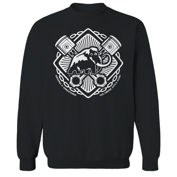 Original & Unrestored Glory Graphic Black Men's Cotton Pullover Sweatshirt