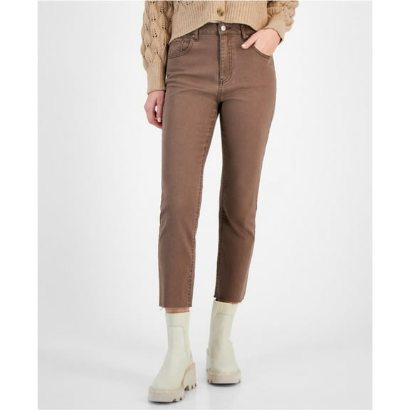 And Now This Womens classic Straight Leg Jeans, Brown, 31