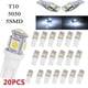 thumbnail image 2 of 20Pcs Super White T10 Wedge 5-SMD 5050 LED Light Bulbs W5W 2825 158, 2 of 5