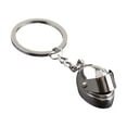 thumbnail image 2 of QualitChoice Key Rings Decoration Exquisite Purse Pendent Clasp Decor Sweet Gift Rustproof Plated Surface No Burrs -shaped Ring Silver 1Set, 2 of 6