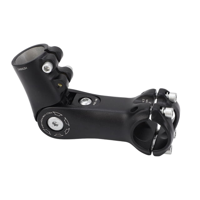 Stem Riser, Adjustable Stem 90 Degree Aluminum Alloy Fork Stem Handlebar Stem Handleba for Mountain Bikes