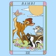 thumbnail image 2 of Men's Bambi Friends Tarot Card Graphic Tee Light Blue Small, 2 of 4