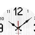 thumbnail image 7 of Wood Wall Clock 12inch Decorative Clocks for Bedroom Living Room, 7 of 7