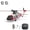 Red- 2 Battery, variant on K200 UH-60 One-Key Inverted Flight RC Helicopter with 6-Axis Gyro, 2.4G 6CH Simulation Blackhawk Aerobatic RC Helicopter with Altitude Hold & Optical Flow Positioning for Enthusiasts - RTF