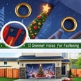 thumbnail image 3 of Cubierta para Puerta de Garaje Vrainito 7x16 pies Aldea del Árbol de Navidad, 3 of 6