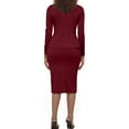 thumbnail image 7 of Wancir Women's 2 Piece Suit Skirt Set Business Casual Long Sleeve Blazer and Pencil Skirt, 7 of 7