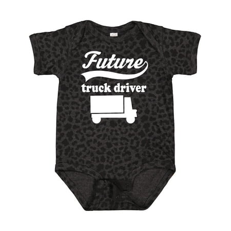 

Inktastic Future Truck Driver Boys Gift Baby Boy Bodysuit