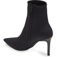 thumbnail image 2 of Jeffrey Campbell Nixie Black Neoprene Stiletto Heel Pointed Toe Fashion Boots (Black Neoprene, 8), 2 of 6