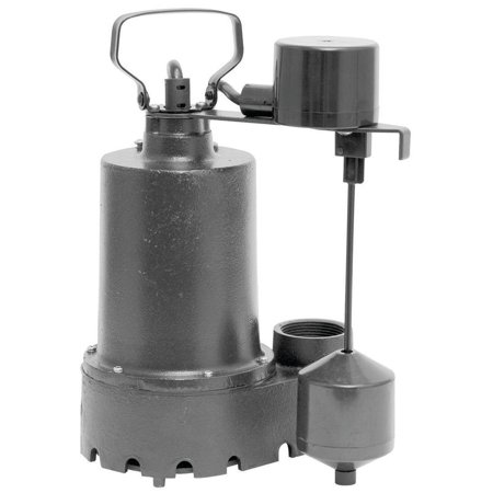 UPC 725113925414 product image for Superior Pump 92541 High Capacity Side Sump Pump, 55 gpm, 1/2 hp, 120 V, Cast Ir | upcitemdb.com
