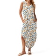 thumbnail image 3 of Fantaslook Summer Maxi Dresses for Women V Neck Tank Dress Vacation Beach Floral Sundresses with Pockets, 3 of 9