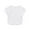 White, variant on NAISIBABY Girls T-Shirt, Solid Color Short Sleeve Crew Neck Casual Pullover Tee Green 6-12Months