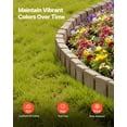 thumbnail image 6 of VEVOR Faux Stone Landscape Edging, 47.2 x 9 in Realistic Lawn Edging, Flexible Brick-Sized Garden Edging Border with Anchoring Spikes, Fade-Resistant Yard Edging for Driveways Walkway Beige, 6 of 7