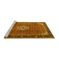 thumbnail image 2 of Ahgly Company Machine Washable Indoor Rectangle Persian Yellow Traditional Area Rugs, 4' x 6', 2 of 4