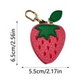 thumbnail image 4 of Kcolen Cute Fruit Shaped Zipper Purse Keychain with Pendant Charm for Women Girls, 4 of 8