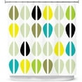 thumbnail image 1 of Shower Curtains 70" x 93" from DiaNoche Designs by Traci Nichole Design Studio - Cowrie Stripe Multi, 1 of 1