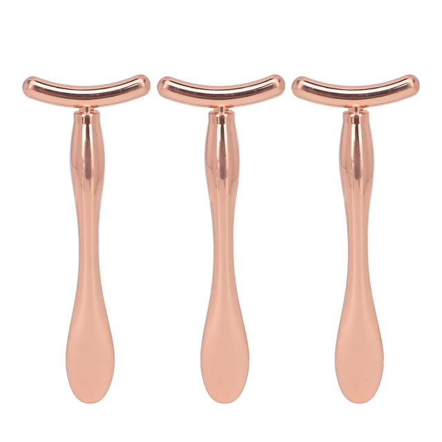 Eye Cream Applicator, Eye Massage Stick Ergonomic Smooth T Shaped for Home Travel