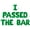 Green, variant on Letter Balloons - I PASSED THE BAR 16" Inch Alphabet Letters Foil Mylar Balloon Bar Admission Examination Passer Party Banner (Red)