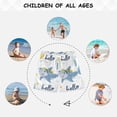 thumbnail image 6 of Cute Cartoon Sharks Diving Swim Trunks Board Shorts Beach Pants Bathing Bottoms 4T, 6 of 8