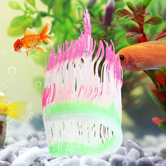 Planta de adorno para acuario, pecera artificial, planta artificial, adorno de planta artificial, tecnología innovadora