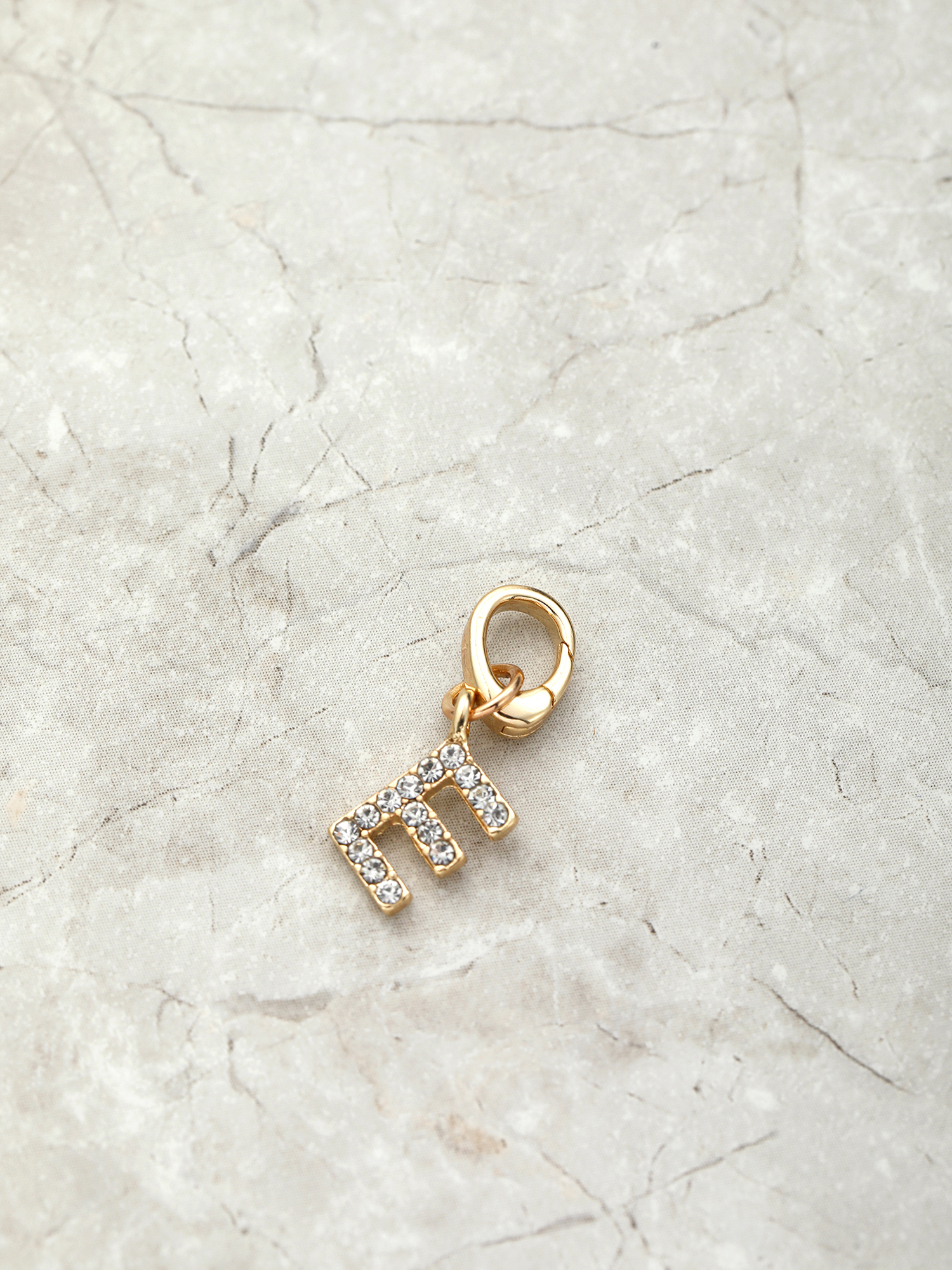 Time and Tru Women's Goldtone Initial Letter Charm, 1 Piece