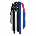 thumbnail image 3 of USA Cuba Cuban Flag Salon Hair Cutting Cape Cloth Barber Hairdressing Wrap Haircut Apron Cloth Styling Accessory For Unisex, 3 of 6